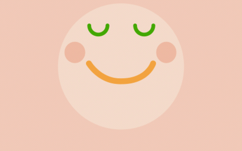 Ilustración de una cara sonriente